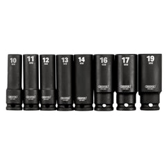 Draper HI-TORQ® Metric Deep Impact Socket Set, 3/8" Sq. Dr. (8 Piece)  20205