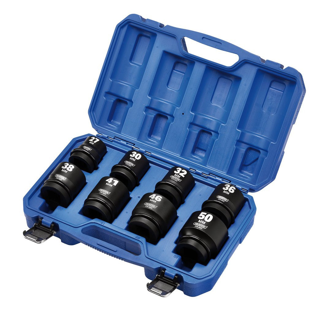 Draper HI-TORQ® Metric Impact Socket Set, 1" Sq. Dr. (8 Piece)  20209