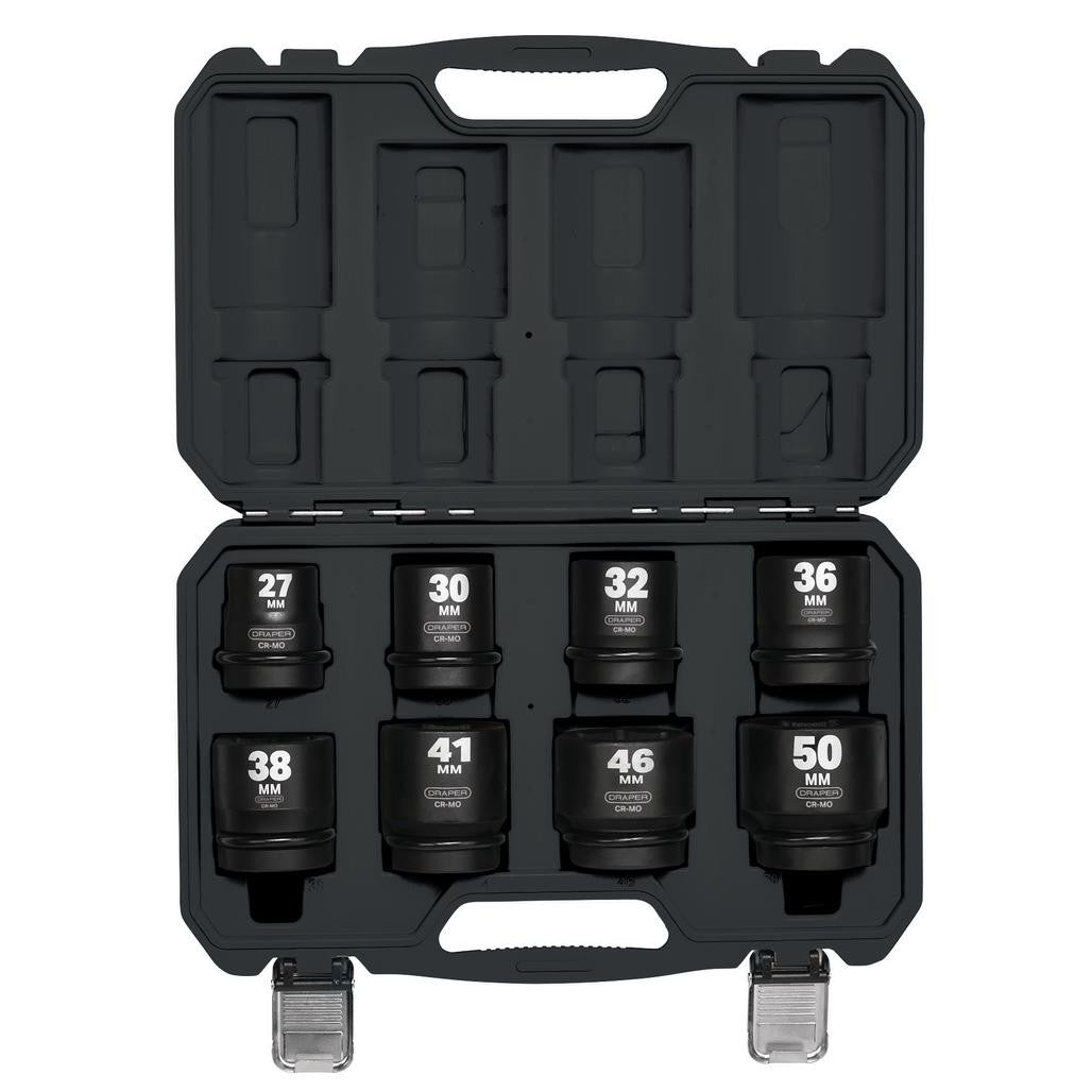 Draper HI-TORQ® Metric Impact Socket Set, 1" Sq. Dr. (8 Piece)  20209