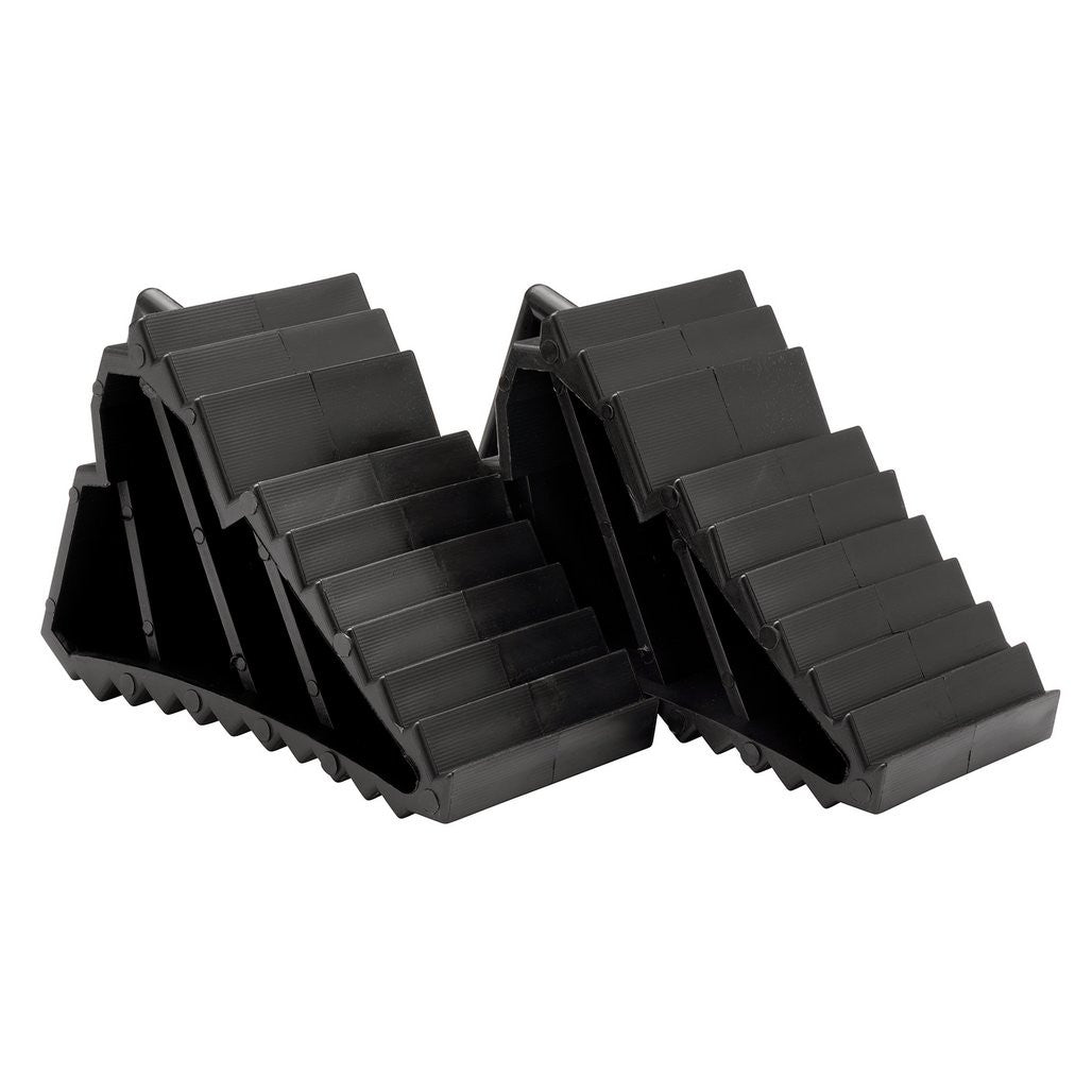 Draper Plastic Wheel Chocks, 2 Tonne (Pair) 20212