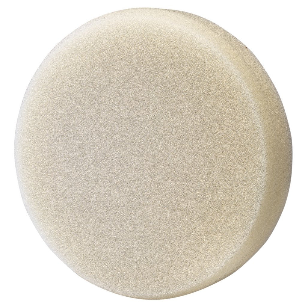 Draper Medium-Light Polishing Pad, 180mm, White  20376
