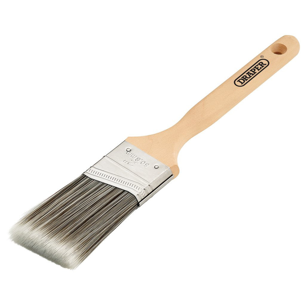 Draper Angled Paint Brush with Wood Handle, 2"  20442