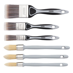 Draper Flat and Round Sash Paint Brush Set (6 Piece)  20450