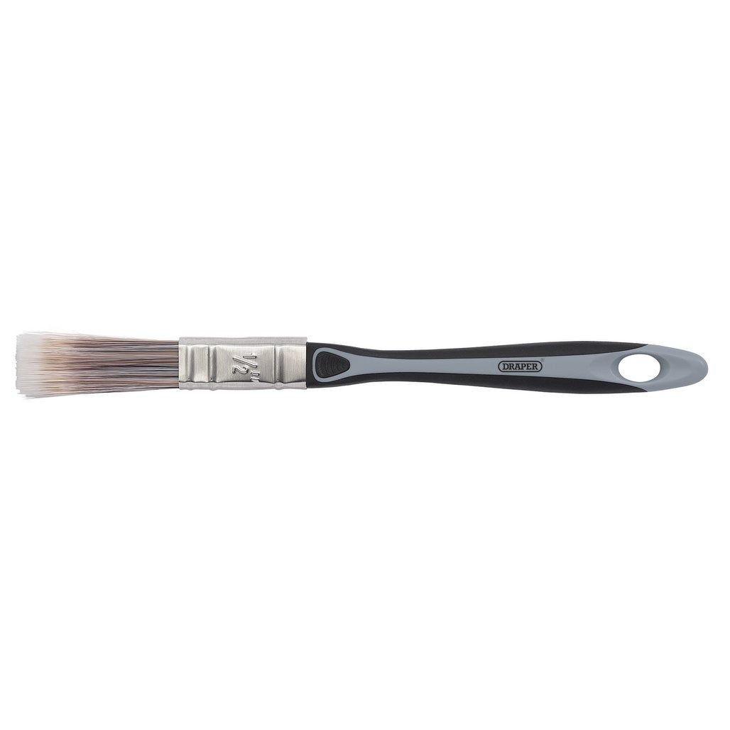 Draper Flat Paint Brush with Soft Grip, 12mm  20451