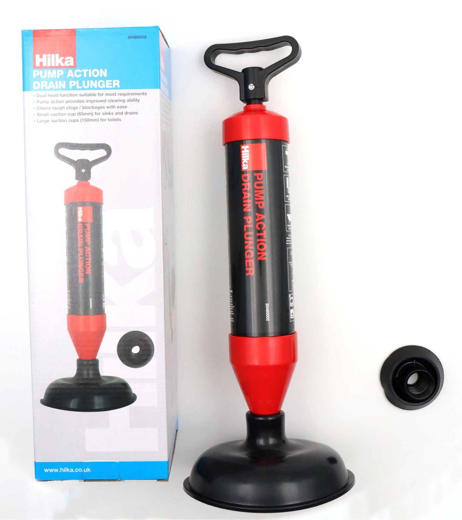 Hilka Pump Action Drain Plunger 20485002