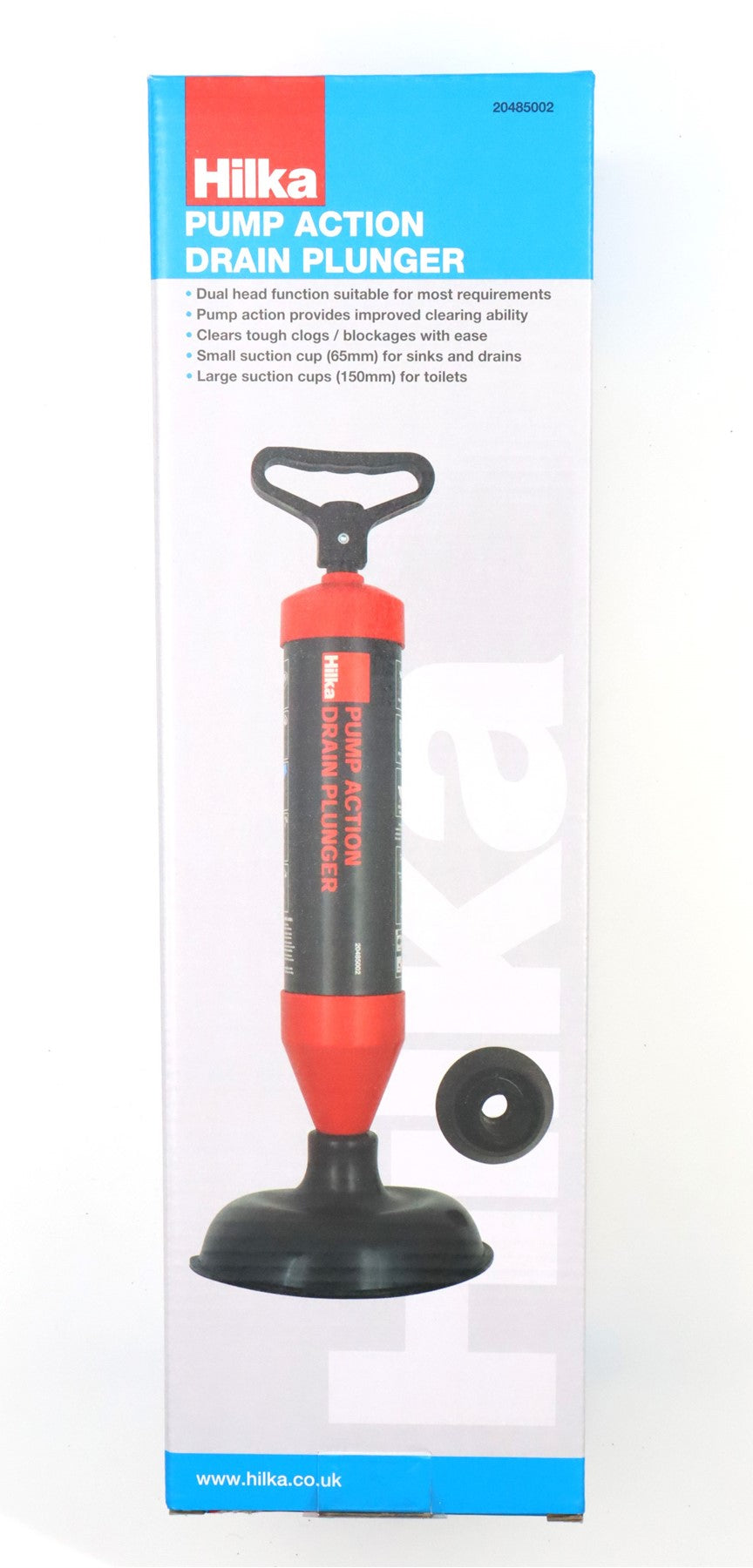 Hilka Pump Action Drain Plunger 20485002