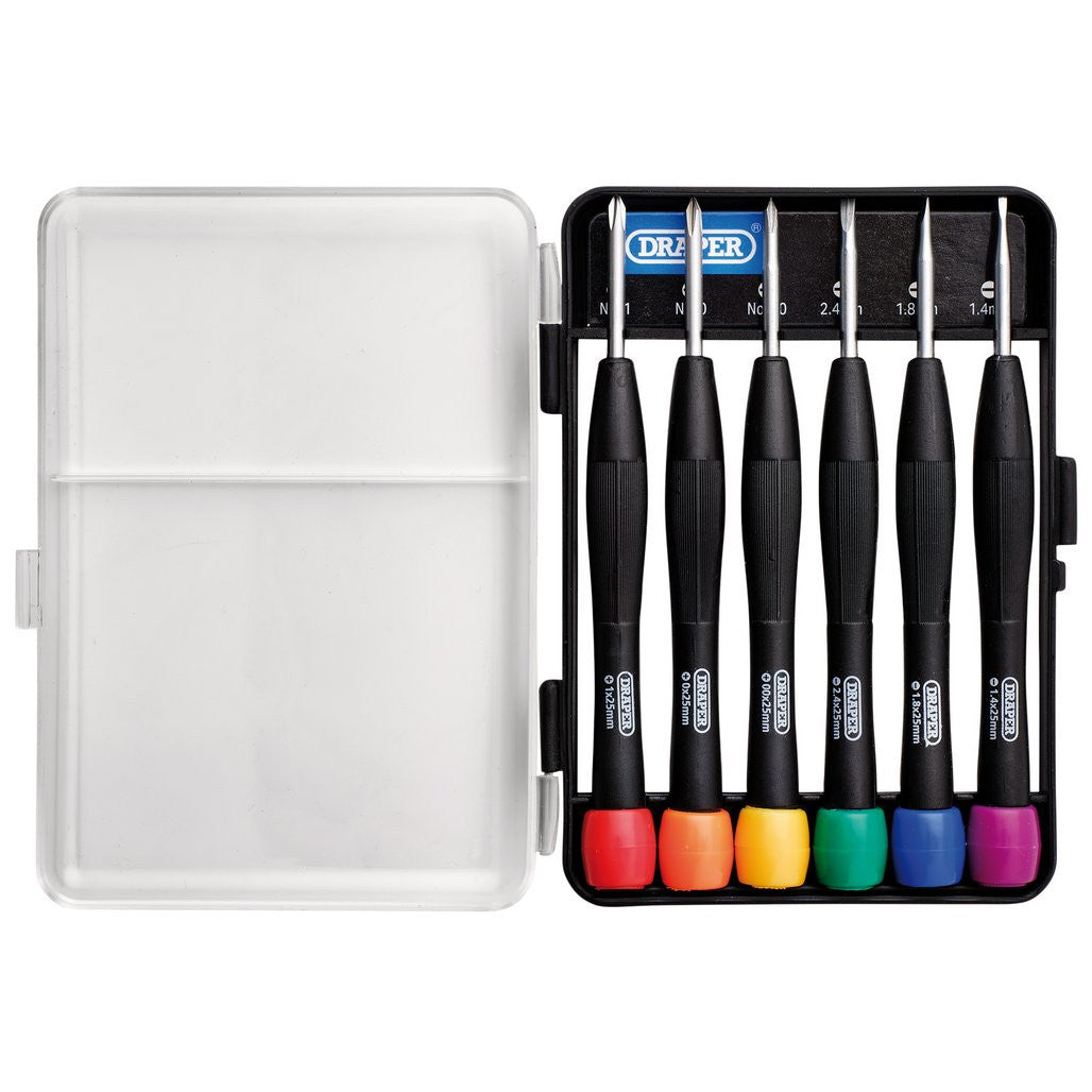 Draper Precision Screwdriver Set (6 Piece)  20644