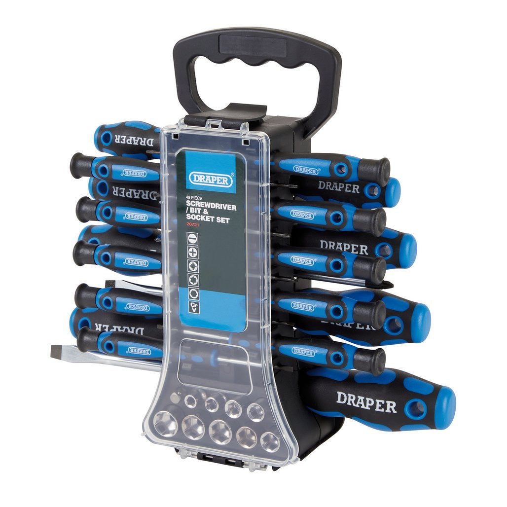Draper Screwdriver, Socket and Bit Set (49 Piece)  20721