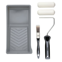 Draper High-Density Foam Paint Roller and Brush Set with Soft Grip (5 Piece)  20797