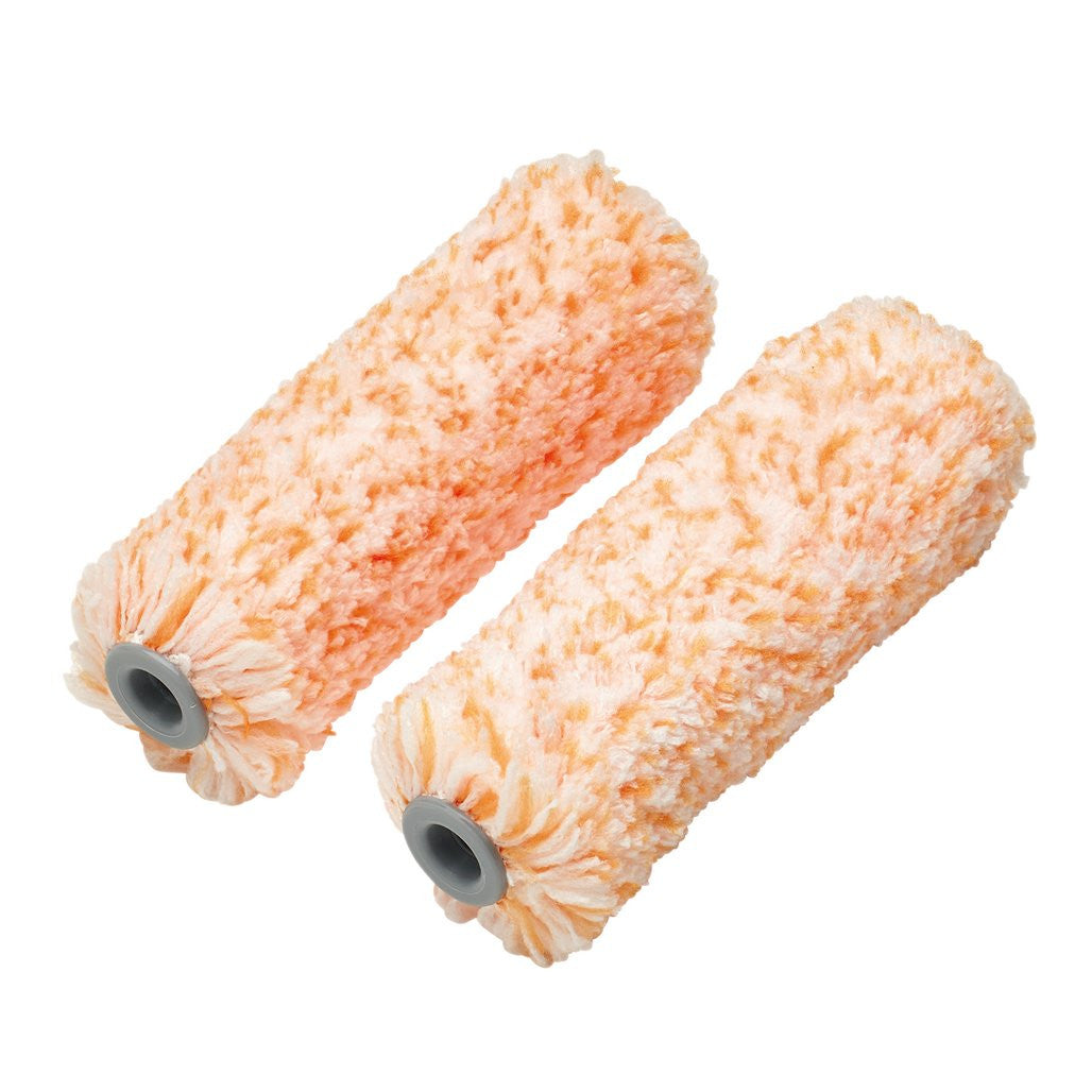Draper Medium Pile Microfibre Roller Sleeves, 4"/100mm (Pack of 2)  20799