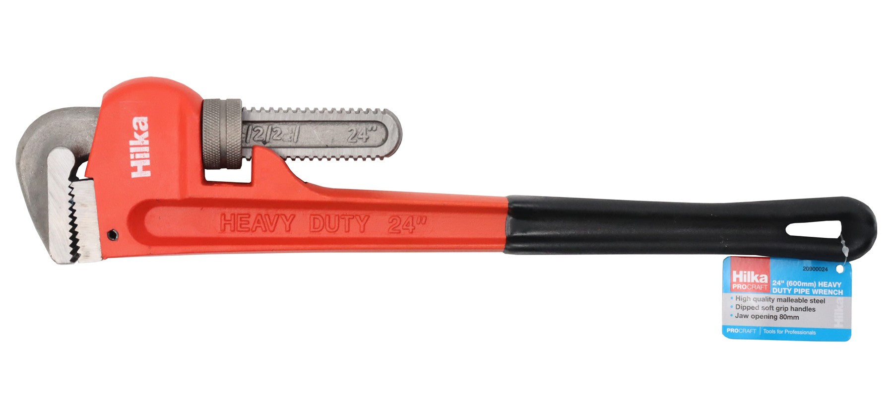 Hilka 24" (600mm) Heavy Duty Pipe Wrench 20900024
