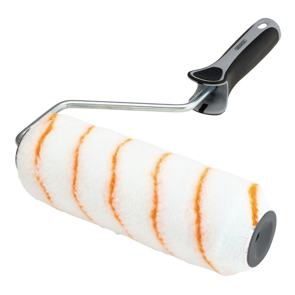 Draper Long Pile Polyester Paint Roller with Soft Grip Handle, 9"/230mm  20927