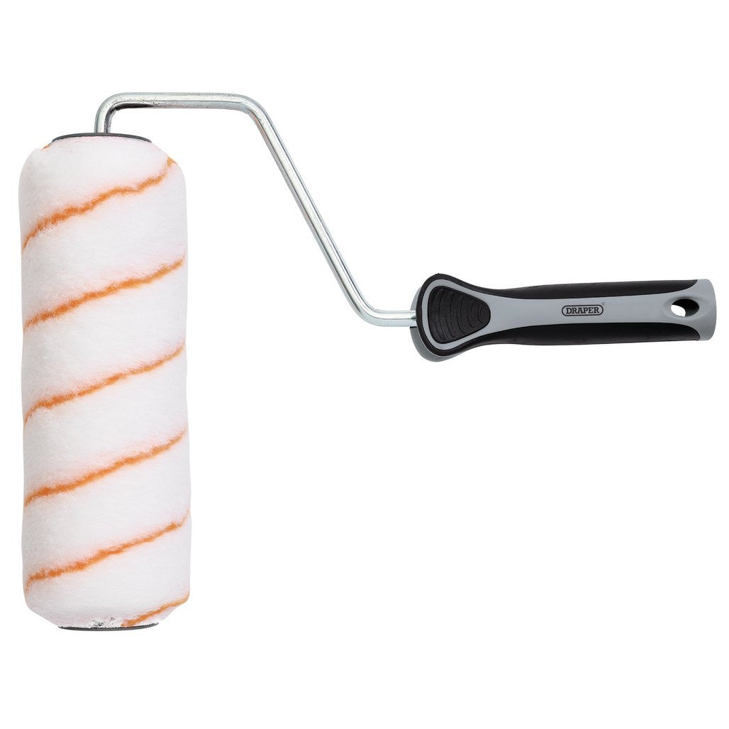 Draper Long Pile Polyester Paint Roller with Soft Grip Handle, 9"/230mm  20927