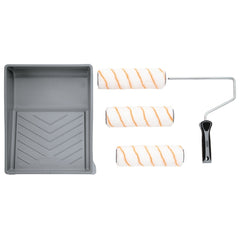 Draper Medium Pile Polyester Paint Roller Set with Soft Grip (5 Piece)  20945