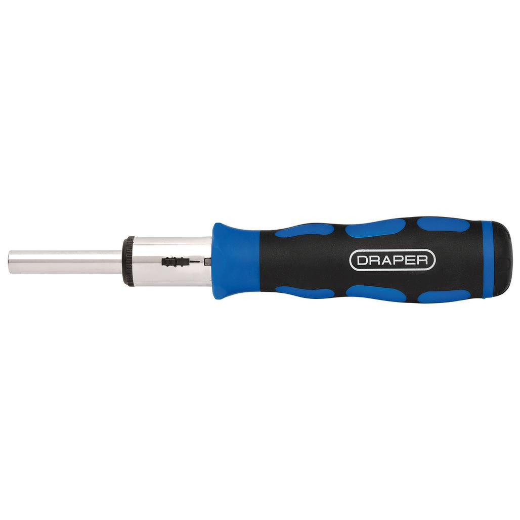 Draper Ratchet Screwdriver Socket and Bit Set, 1/4" Sq. Dr. (40 Piece)   21010