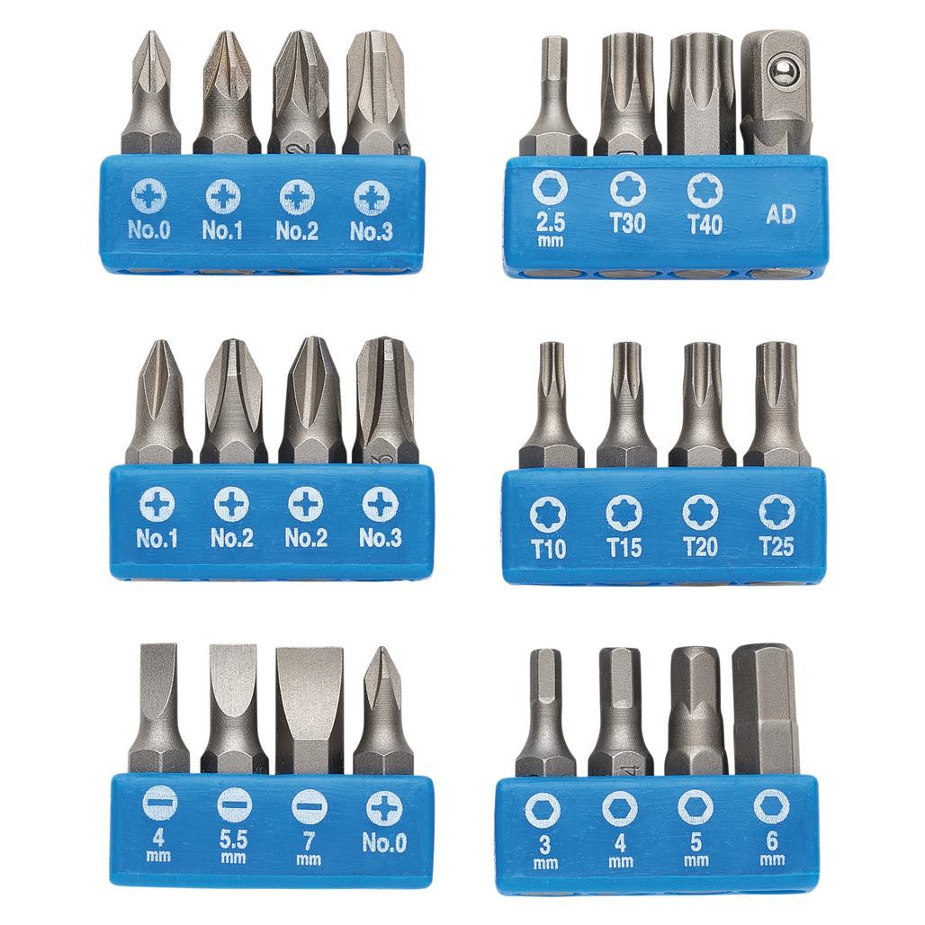 Draper Ratchet Screwdriver Socket and Bit Set, 1/4" Sq. Dr. (40 Piece)   21010