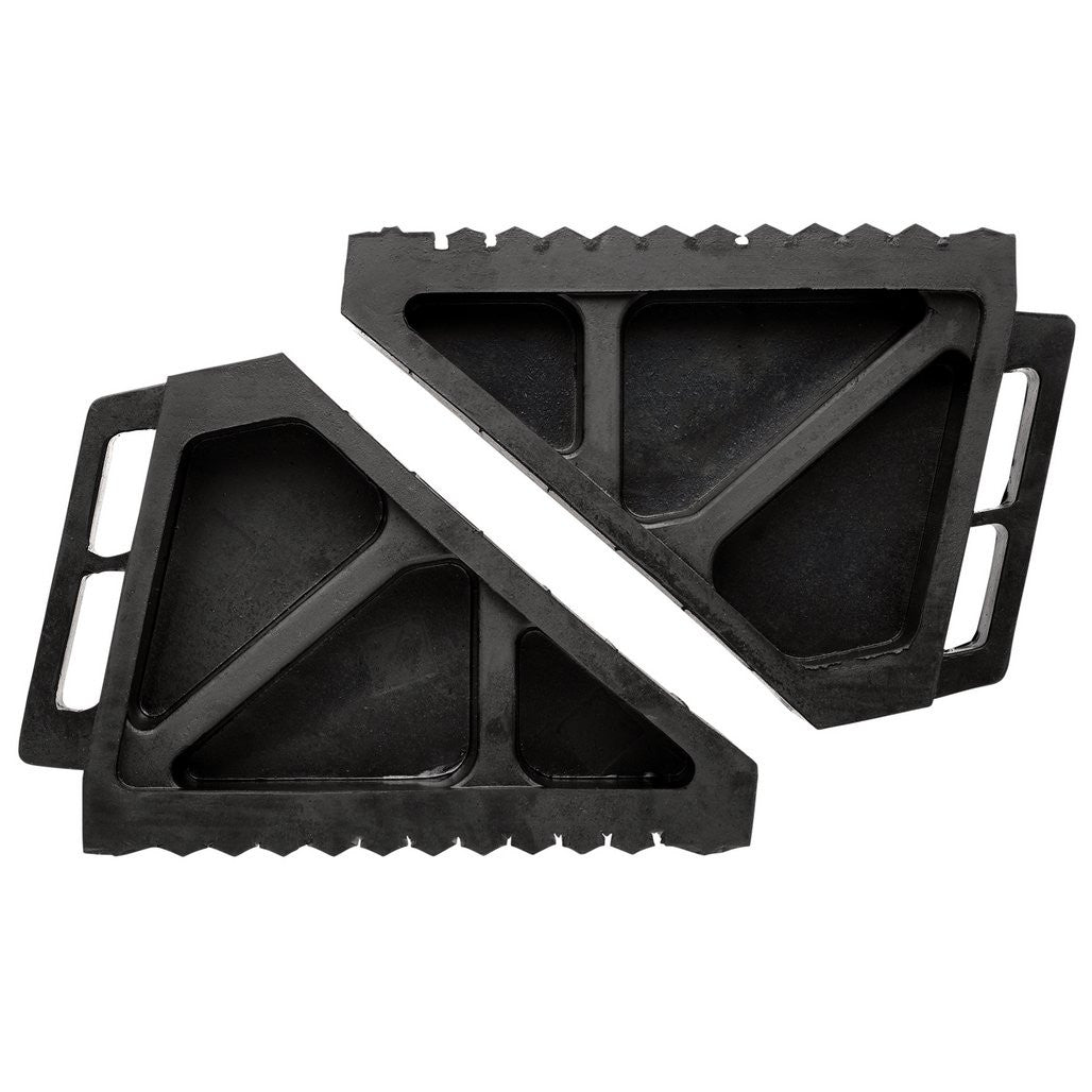 Draper Rubber Wheel Chocks, 6 Tonne (Pair) 21132