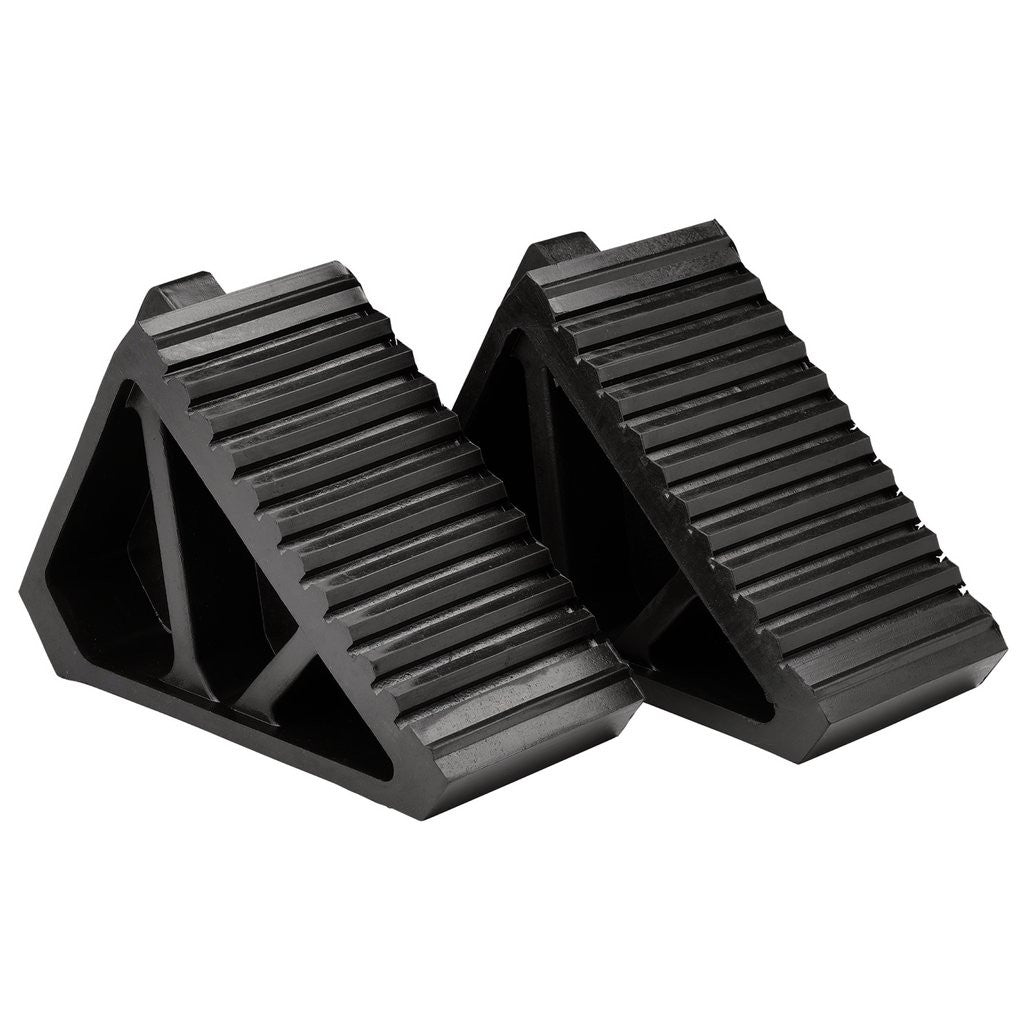 Draper Rubber Wheel Chocks, 6 Tonne (Pair) 21132