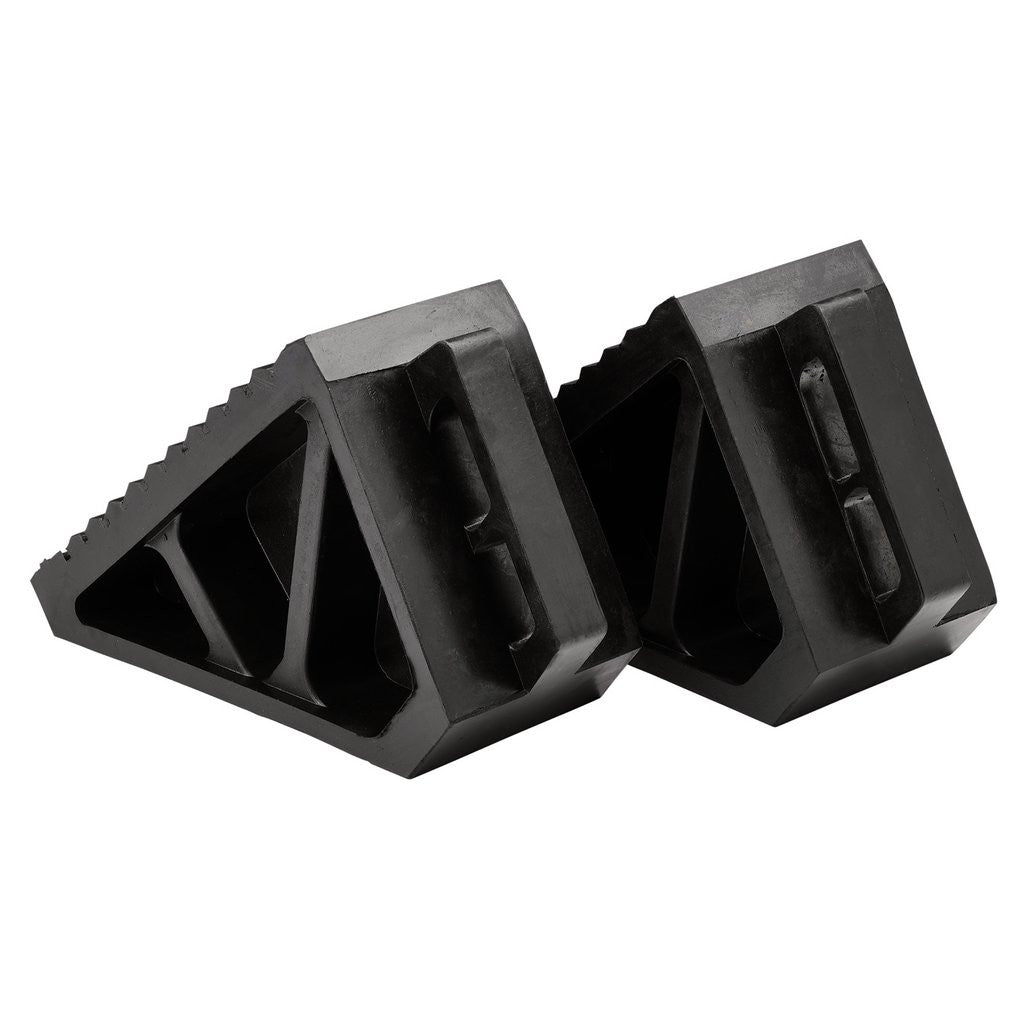 Draper Rubber Wheel Chocks, 6 Tonne (Pair) 21132