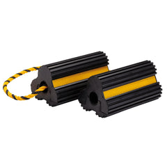 Draper Heavy Duty Rubber Wheel Chocks, 3 Tonne (Pair) 21135