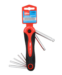 Hilka 7 pce Ball Point Hex Key Set Metric 21150702