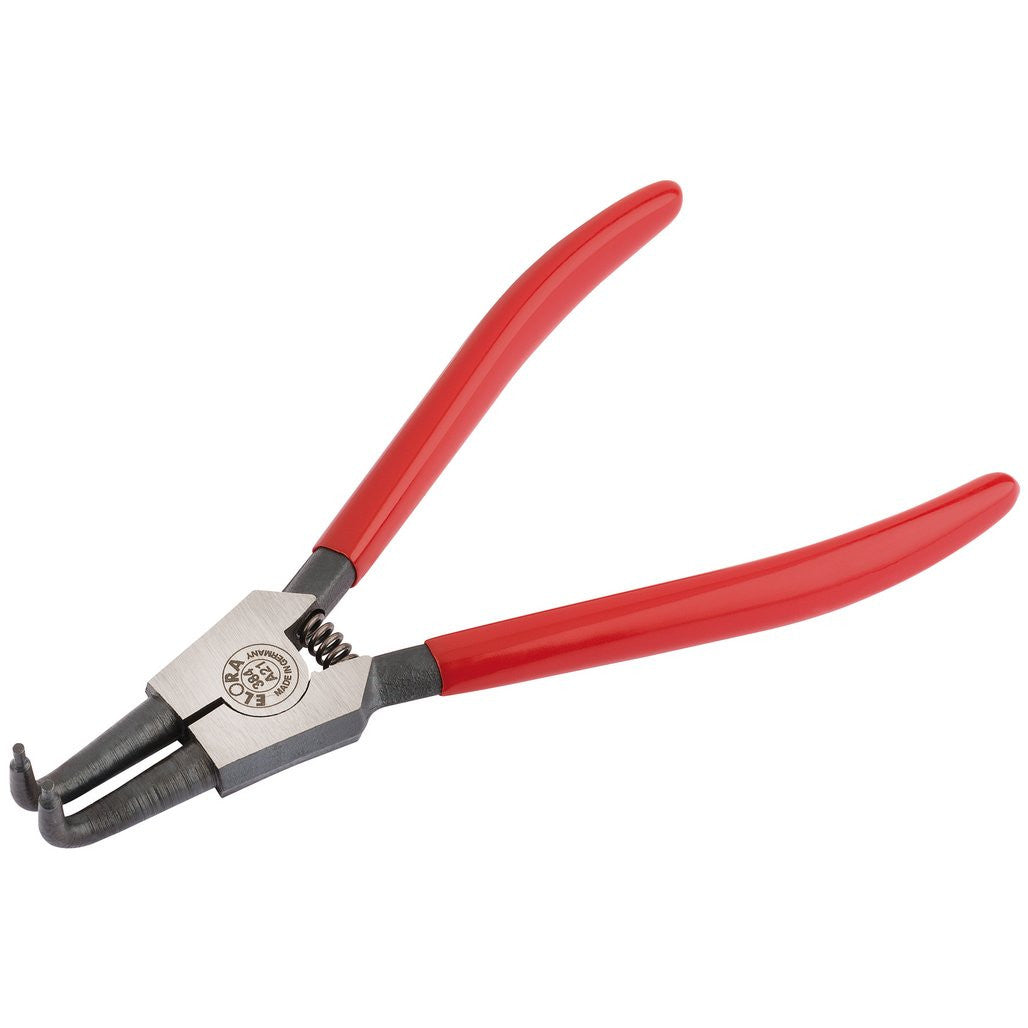 Draper Elora A21 Bent External Circlip Pliers with Dipped Handles, 19 - 60mm  21299