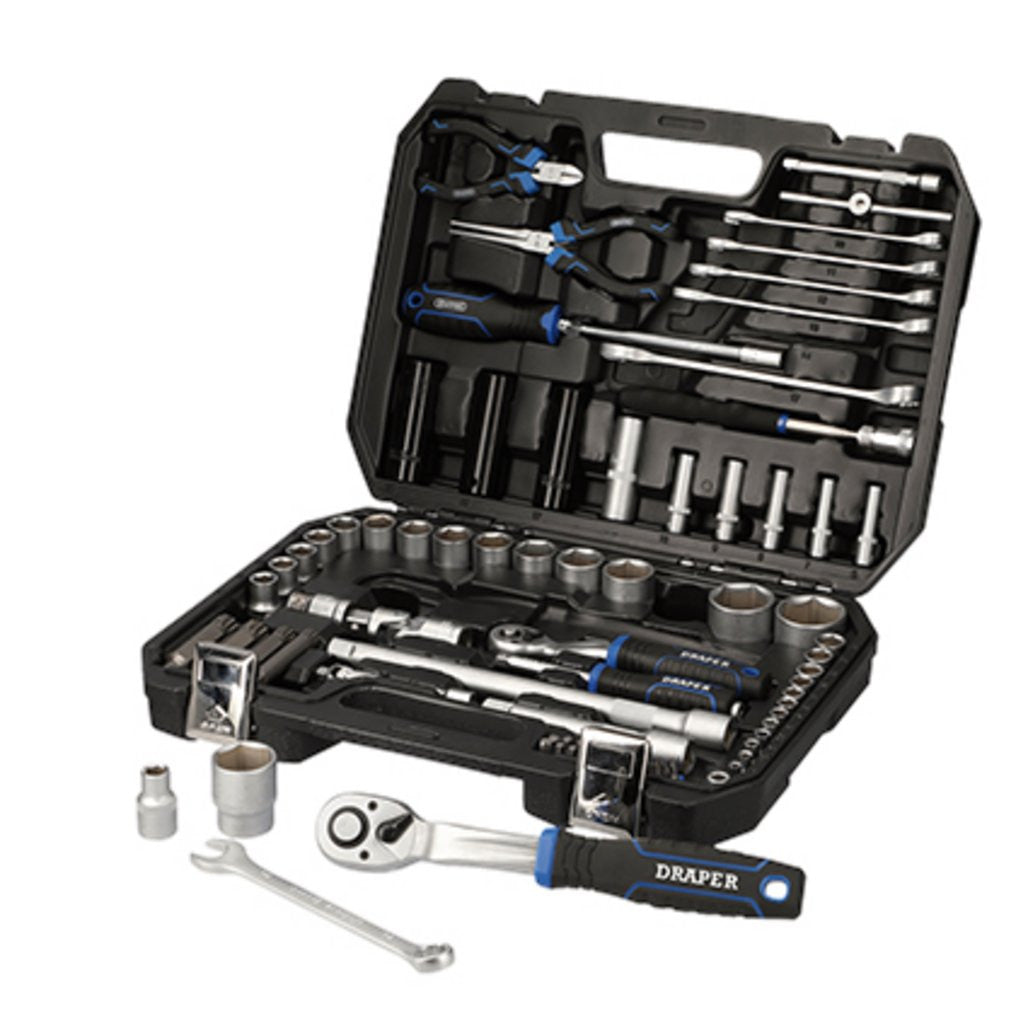 Draper HI-TORQ® Metric Socket Set, 1/4" & 1/2" Sq. Dr. (83 Piece)  21444