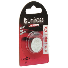 Draper Uniross Lithium Coin Cell CR2025 Battery 21594