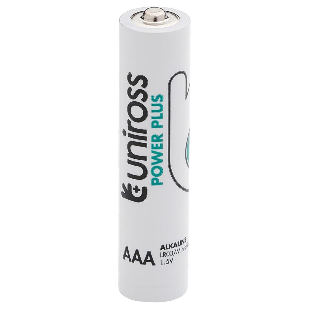 Draper Uniross LR03 AAA Power Plus Alkaline Batteries (Pack of 24)