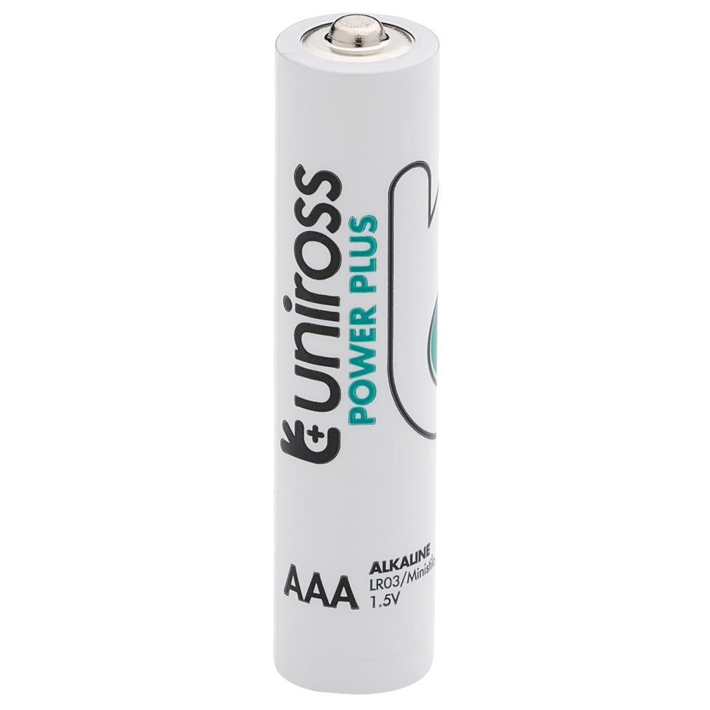 Draper Uniross LR03 AAA Power Plus Alkaline Batteries (Pack of 4)