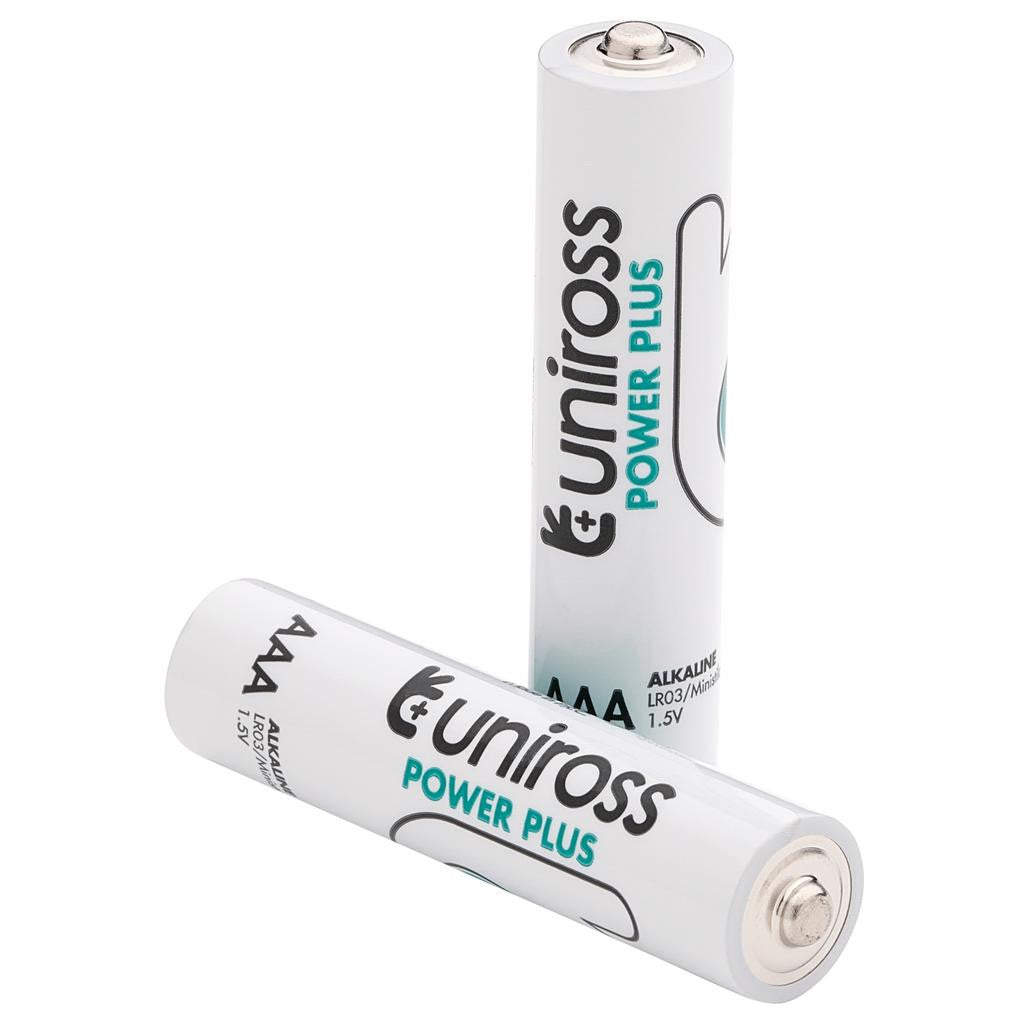 Draper Uniross LR03 AAA Power Plus Alkaline Batteries (Pack of 4)