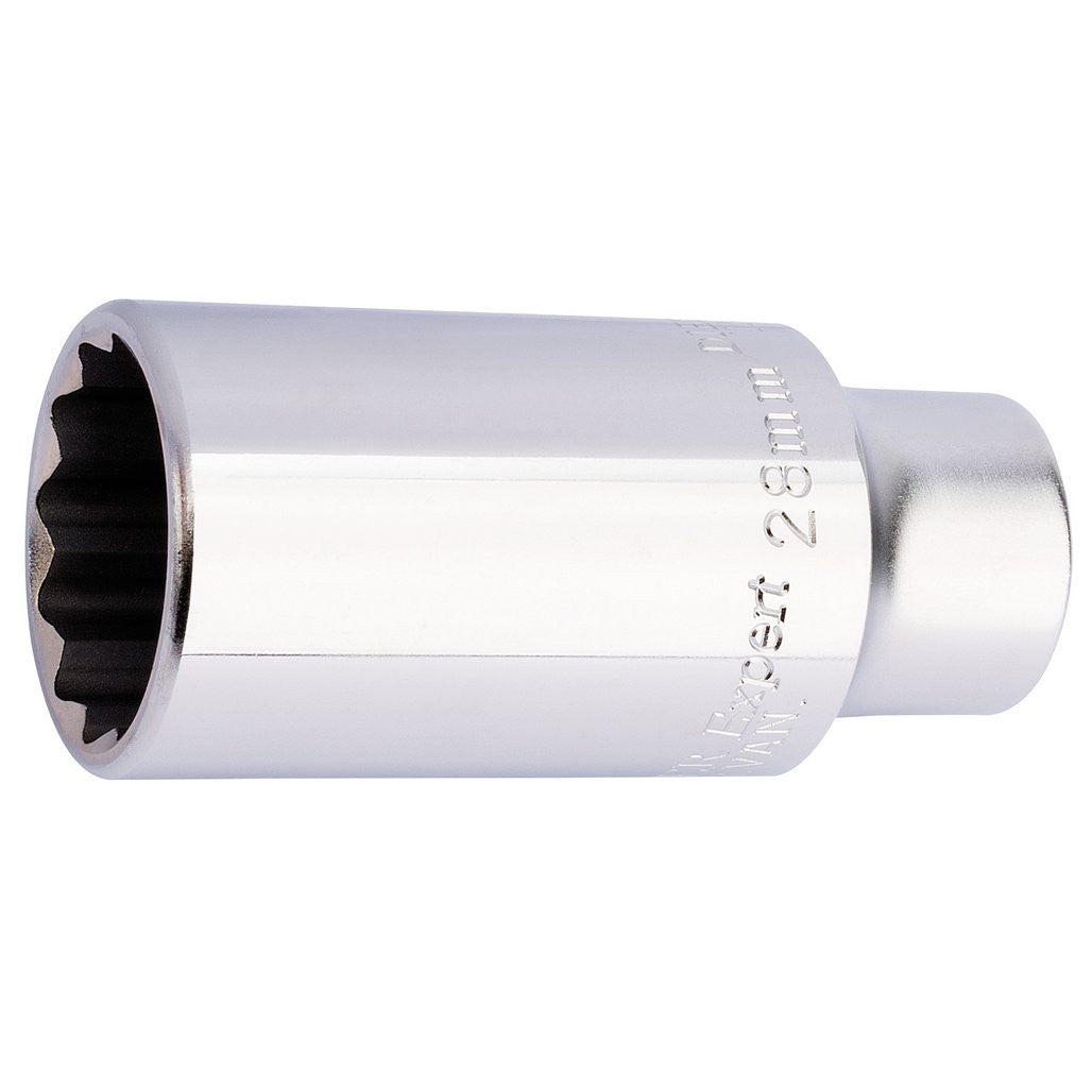 Draper Expert HGV Diesel Injector Socket, 1/2" Sq. Dr., 28mm 21833