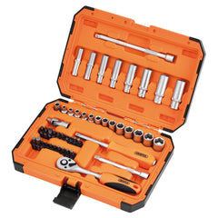 Draper HI-TORQ® 6 Point Socket Set, 1/4" (47 Piece)  22109
