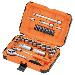 Draper HI-TORQ® 6 Point Socket Set, 1/4" and 3/8" (34 Piece)  22110