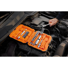 Draper HI-TORQ® 6 Point Socket Set, 1/4" and 3/8" (34 Piece)  22110