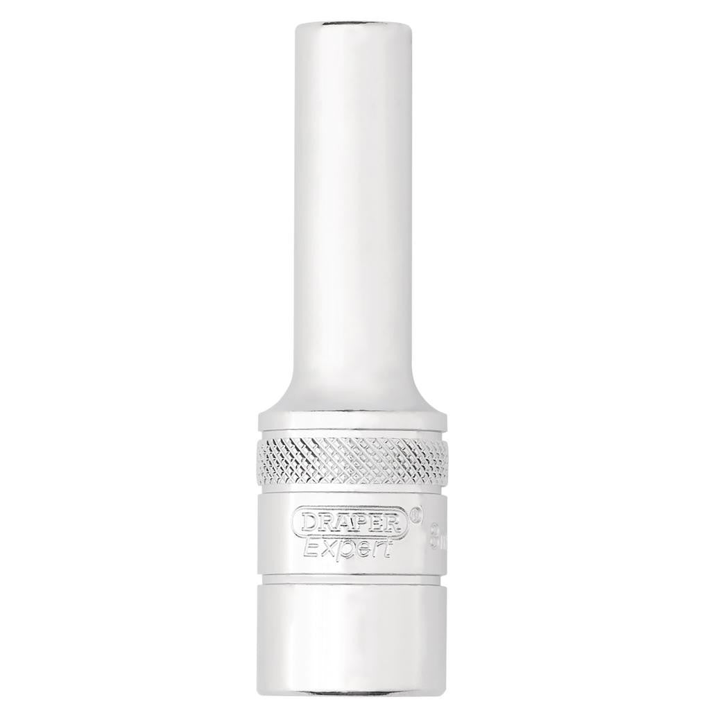 Draper Expert HI-TORQ® 12-Point Metric Deep Socket, 1/2" Sq. Dr., 8mm  22406