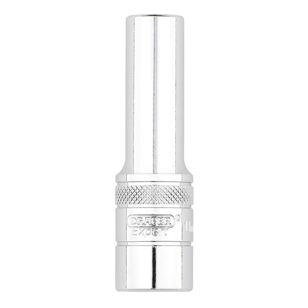 Draper Expert HI-TORQ® 12-Point Metric Deep Socket, 1/2" Sq. Dr., 11mm  22408