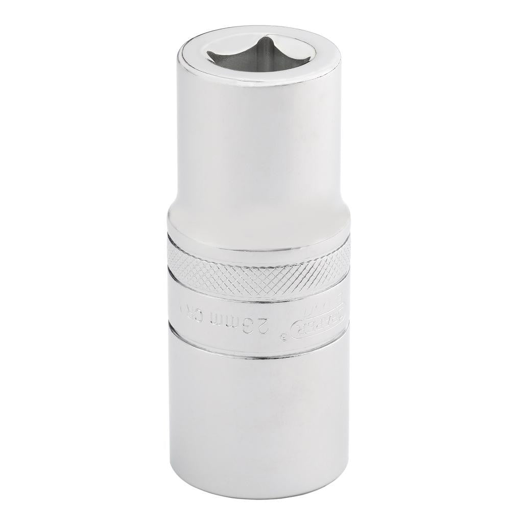 Draper Expert HI-TORQ® 12-Point Metric Deep Socket, 1/2" Sq. Dr., 23mm  22423