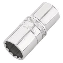 Draper Expert HI-TORQ® 12-Point Metric Deep Socket, 1/2" Sq. Dr., 25mm  22424
