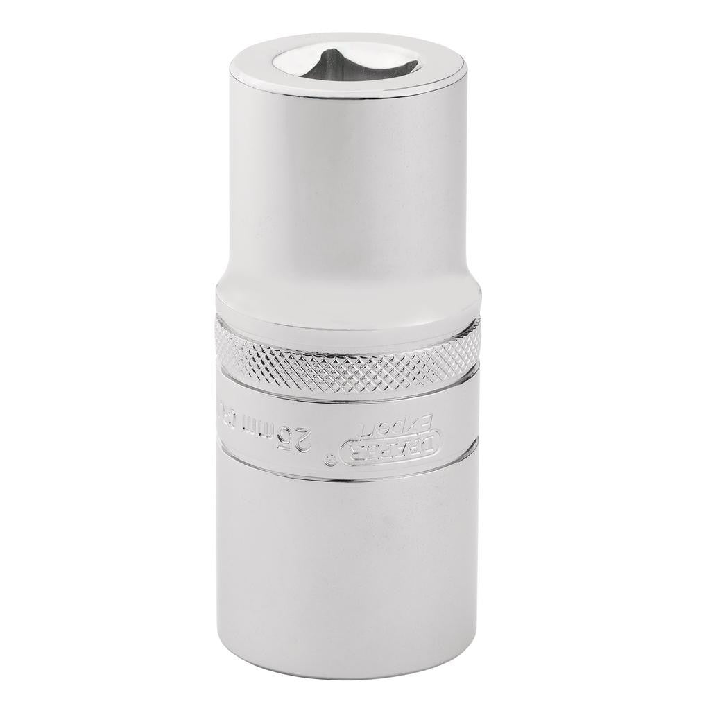 Draper Expert HI-TORQ® 12-Point Metric Deep Socket, 1/2" Sq. Dr., 25mm  22424