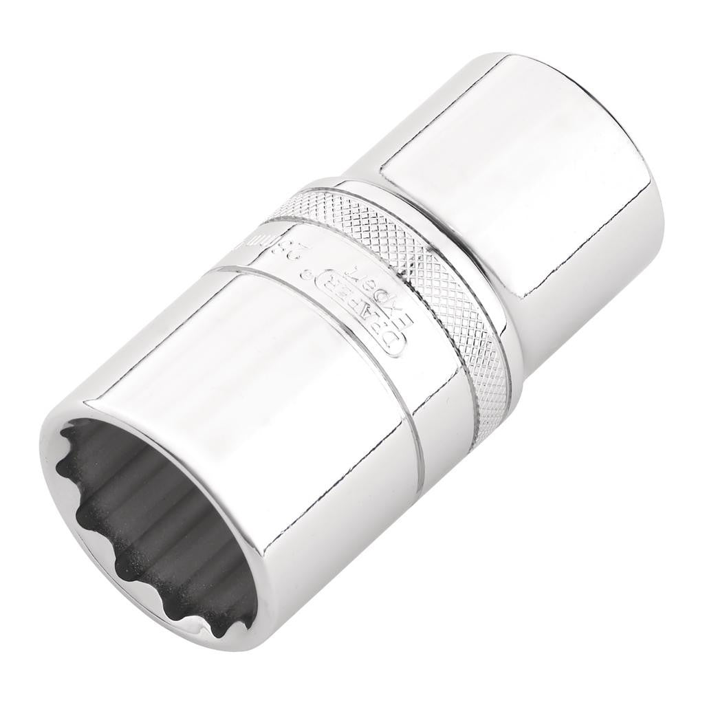 Draper Expert HI-TORQ® 12-Point Metric Deep Socket, 1/2" Sq. Dr., 28mm  22425