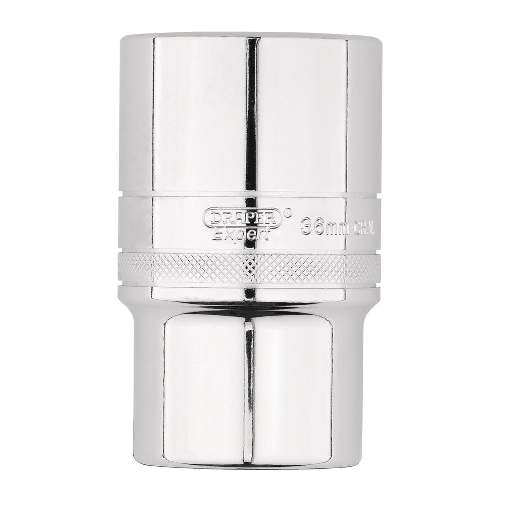 Draper Expert HI-TORQ® 12-Point Metric Deep Socket, 1/2" Sq. Dr., 36mm  22427
