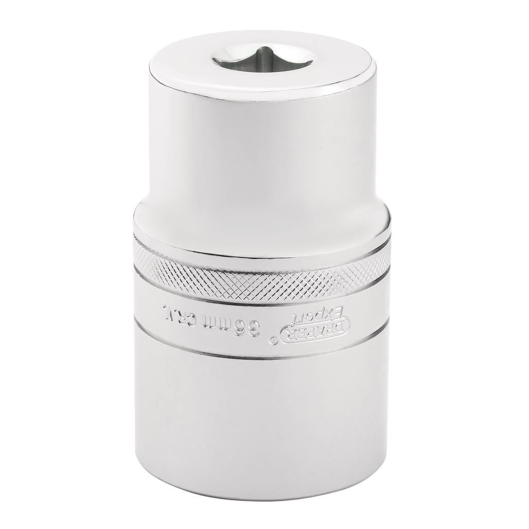 Draper Expert HI-TORQ® 12-Point Metric Deep Socket, 1/2" Sq. Dr., 36mm  22427