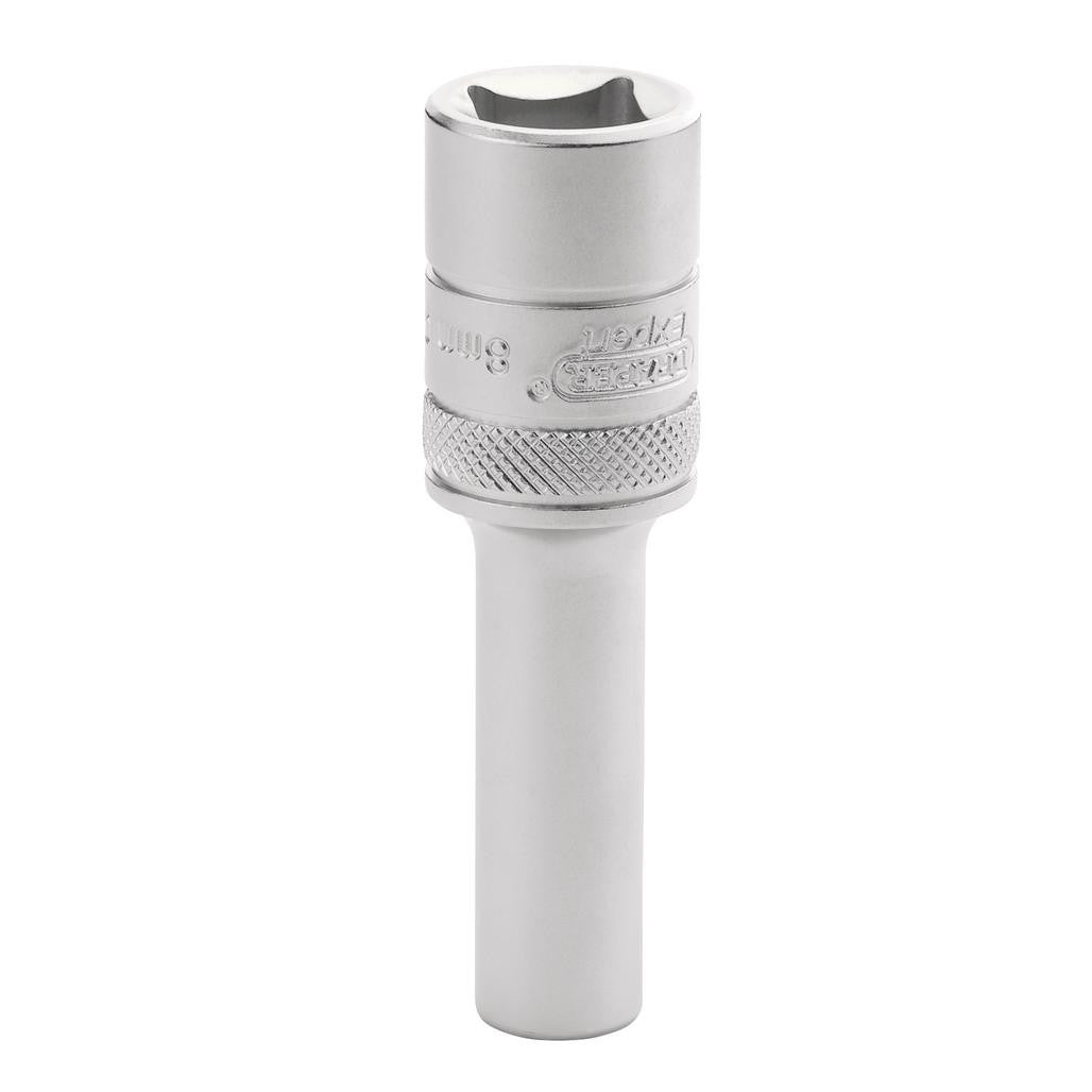 Draper Expert HI-TORQ® 6-Point Metric Deep Socket, 1/2" Sq. Dr., 8mm  22428