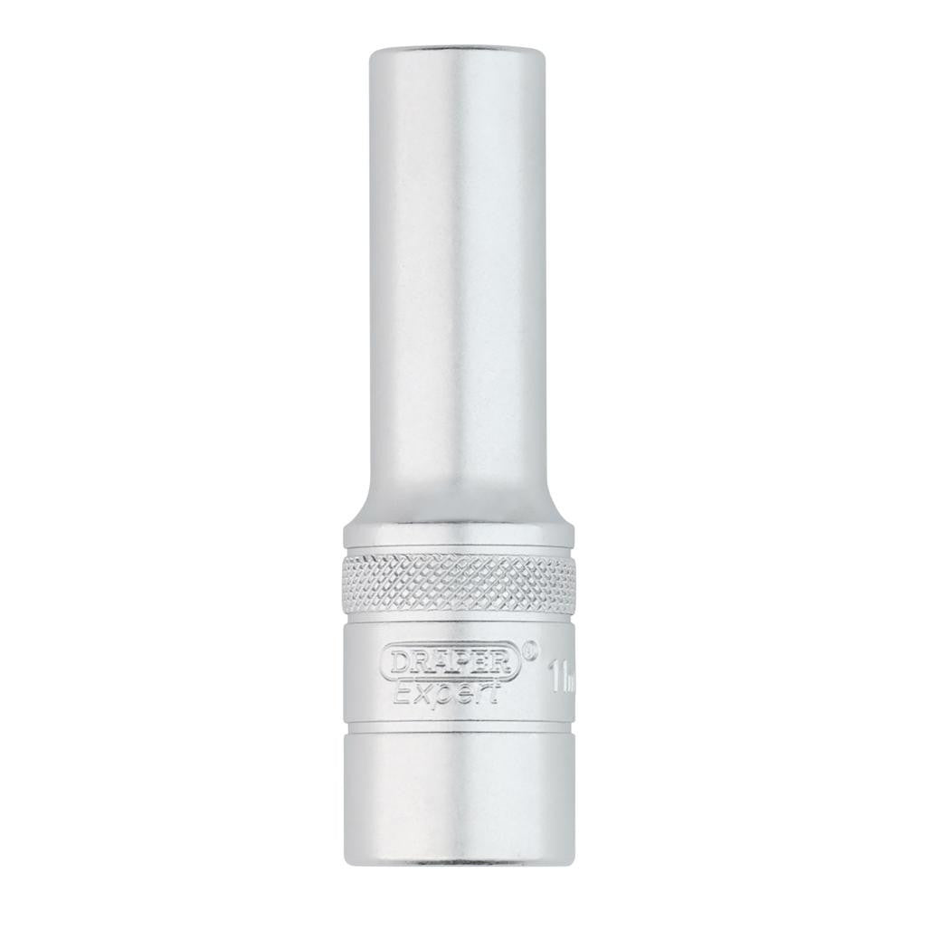 Draper Expert HI-TORQ® 6-Point Metric Deep Socket, 1/2" Sq. Dr., 11mm  22436