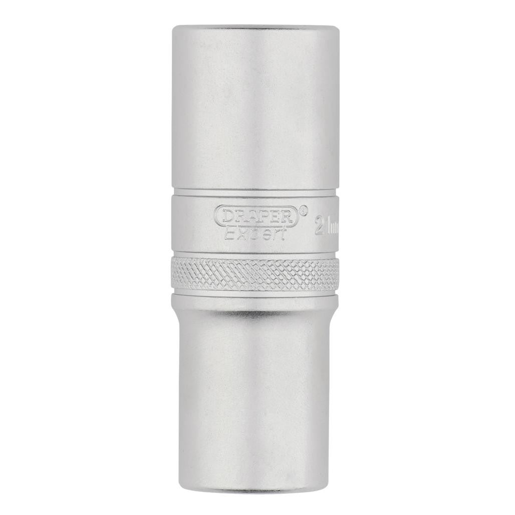 Draper Expert HI-TORQ® 6-Point Metric Deep Socket, 1/2" Sq. Dr., 21mm  22442