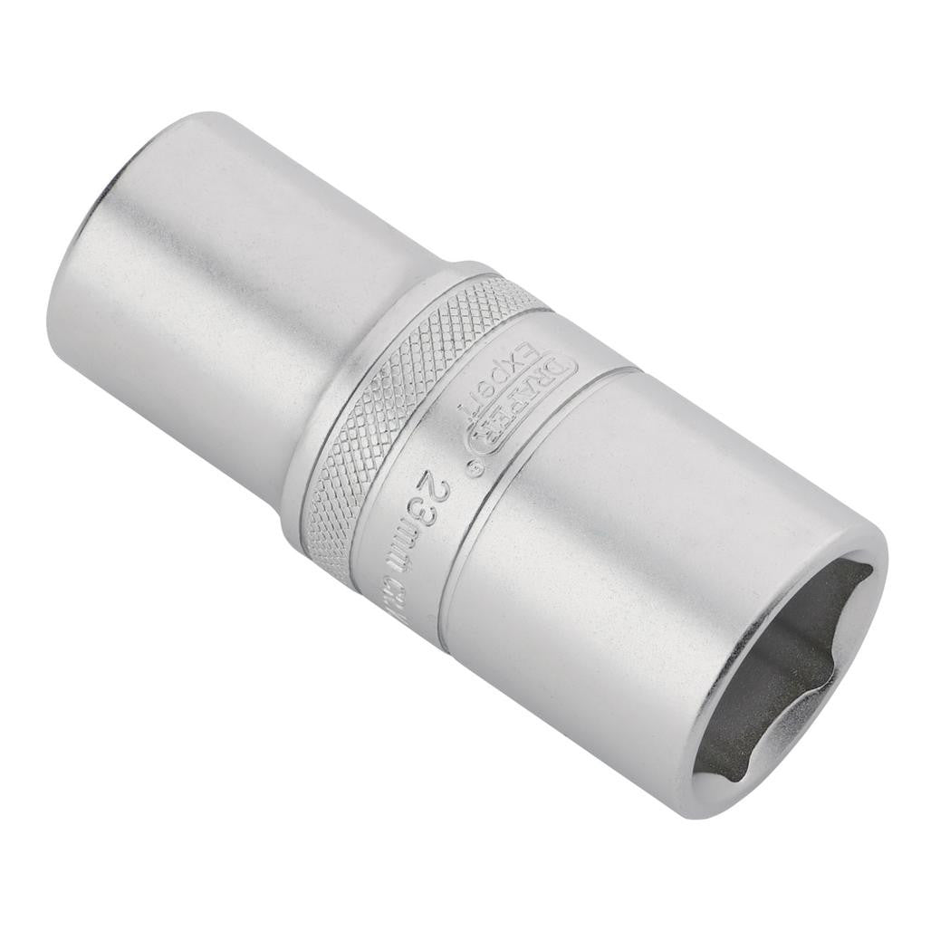 Draper Expert HI-TORQ® 6-Point Metric Deep Socket, 1/2" Sq. Dr., 23mm  22444