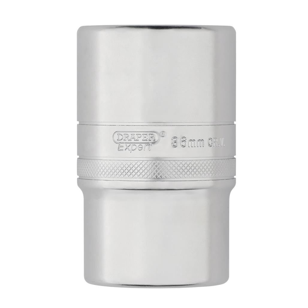 Draper Expert HI-TORQ® 6-Point Metric Deep Socket, 1/2" Sq. Dr., 36mm  22497