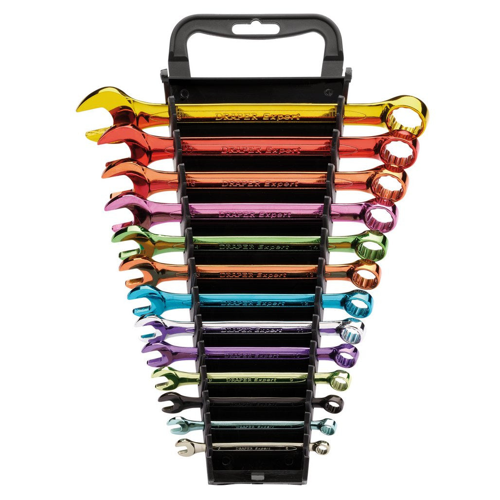 Draper Expert HI-TORQ® Metric Coloured Combination Spanner Set (13 Piece)  23017