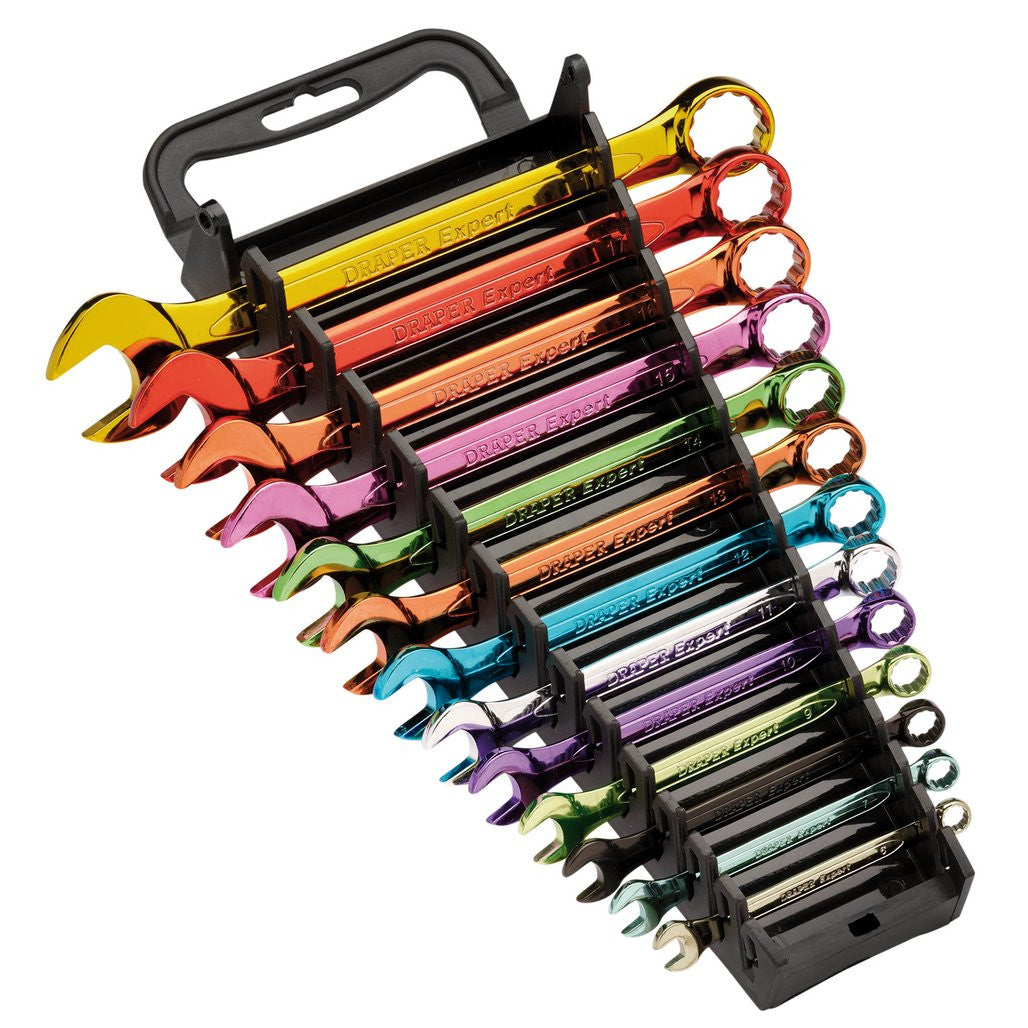 Draper Expert HI-TORQ® Metric Coloured Combination Spanner Set (13 Piece)  23017